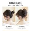 Womens Cute Fluffy Hair Bun Extension Natural Fake Piece Daily Wear