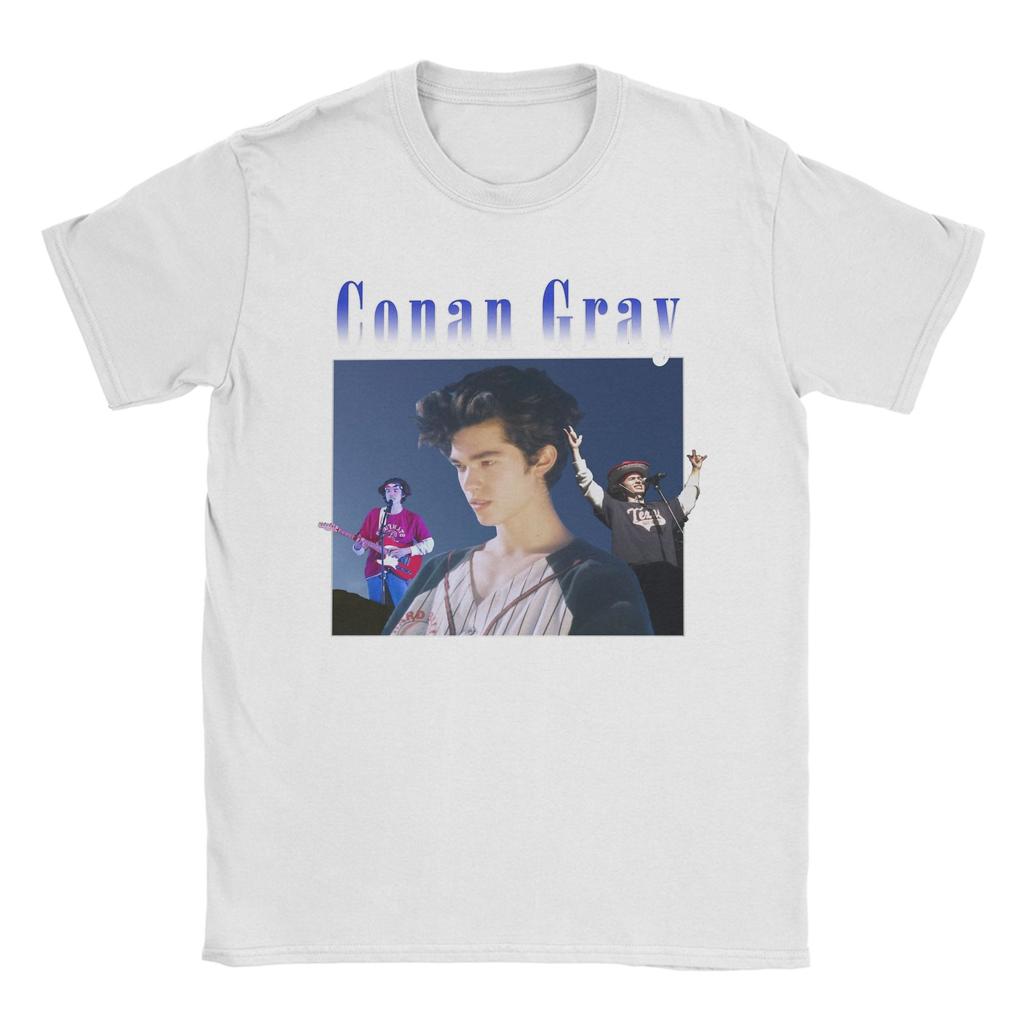 Мужская футболка Conan Gray Потрясающие хлопковые футболки С круглым вырезом С коротким рукавом Летние топы