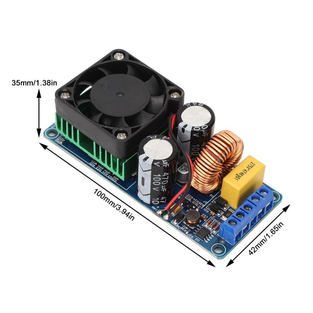 Mono Channel HIFI Class D Amplifier Digital Power Amp IRS2092S AMP Board  Power Audio Applications