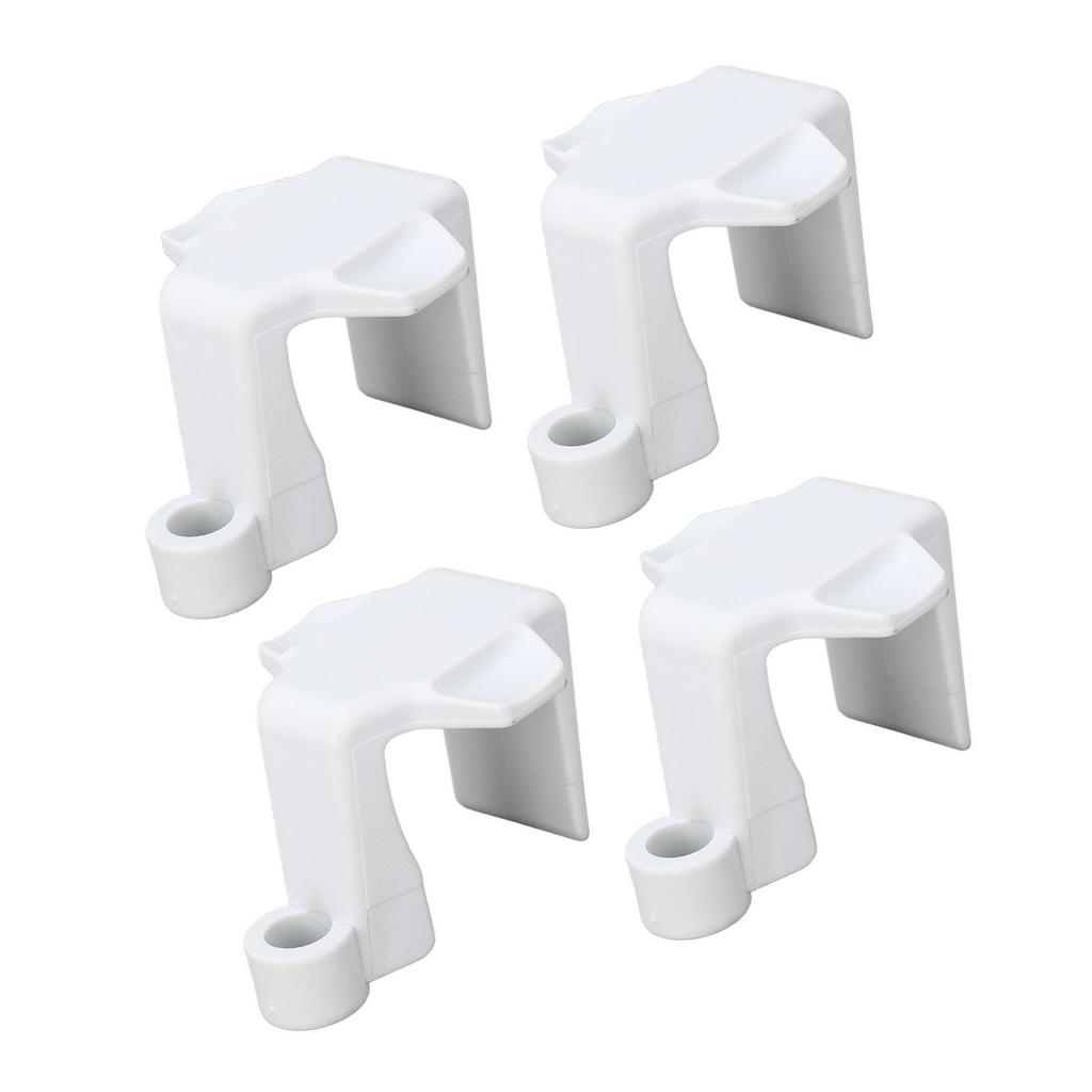 4pcs Boat Bumper Clips Nylon Pontoon Boat Bumper Hangers Cleats for 1 To 1.25 Inch Square Rails