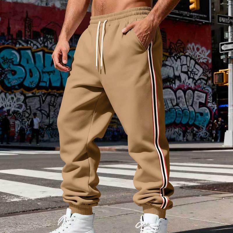 Outdoor Men's Loose-Fit Casual Minimalist Vintage Training Jogging Trousers