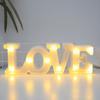 Letter Light Battery Express Love Props Operated Romantic LED Marquee Letters Love Sign