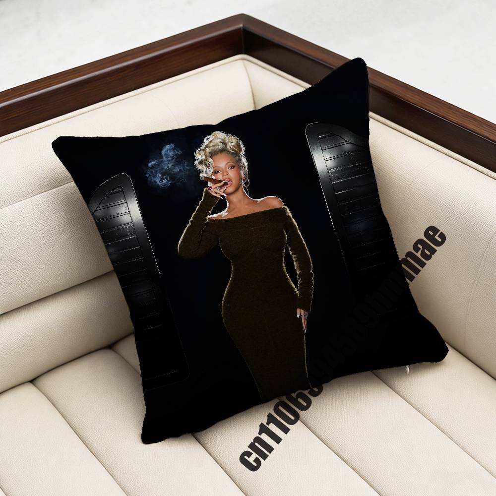 For For Singer BBeyonce Cowboy Throw Pillow Case Sham xcm xcm Square Home Pillowcase Cushion Cover