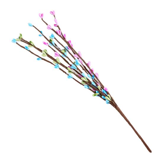 Искусственные растения, привлекательные заусенцы, долговечные стебли искусственных цветов, украшение для пасхальной вечеринки для дома