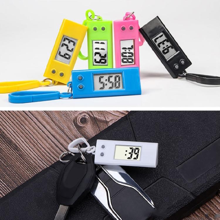 Брелок для электронных часов из АБС-материала для студентов, практичные мини-цифровые часы