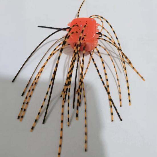 10 шт. 1,4 см/4 г мягкие приманки в форме кубиков с юбкой, медленно тонущие цветные искусственные приманки из ПВХ для ловли пресноводного соленого окуня, сома, рыболовные принадлежности