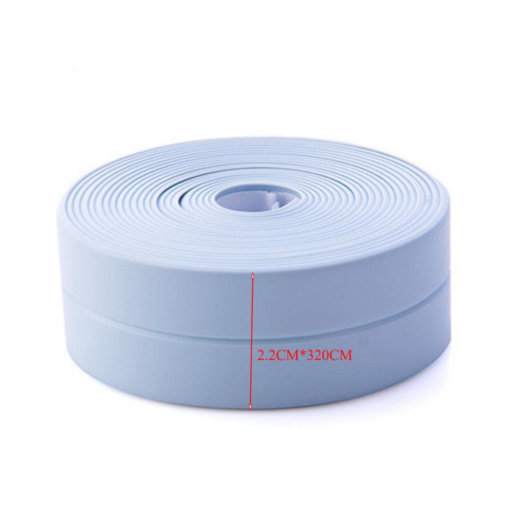 Waterproof Anti-mildew Sealing Tape Bathroom Bathtub White PVC Self-adhesive Sealing Strip Kitchen Sink Door Window Seam Sticker