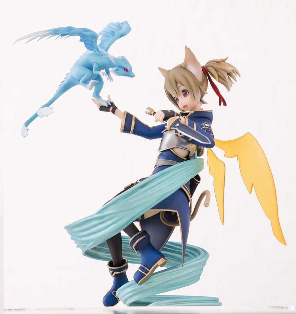 Смешные рыцари Sword Art Online Silica ALO scale ПВХ окрашенная готовая фигурка Ver. 1/8
