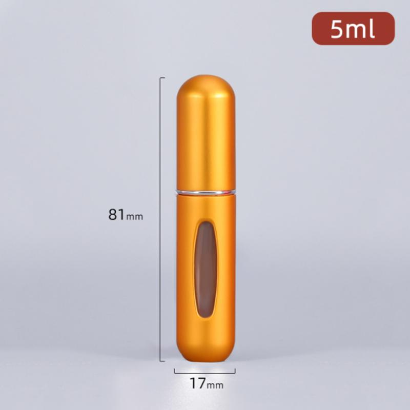 5 мл флакон-спрей для духов, дорожный наполненный тип, портативный распылитель для духов, пустой косметический флакон для духов