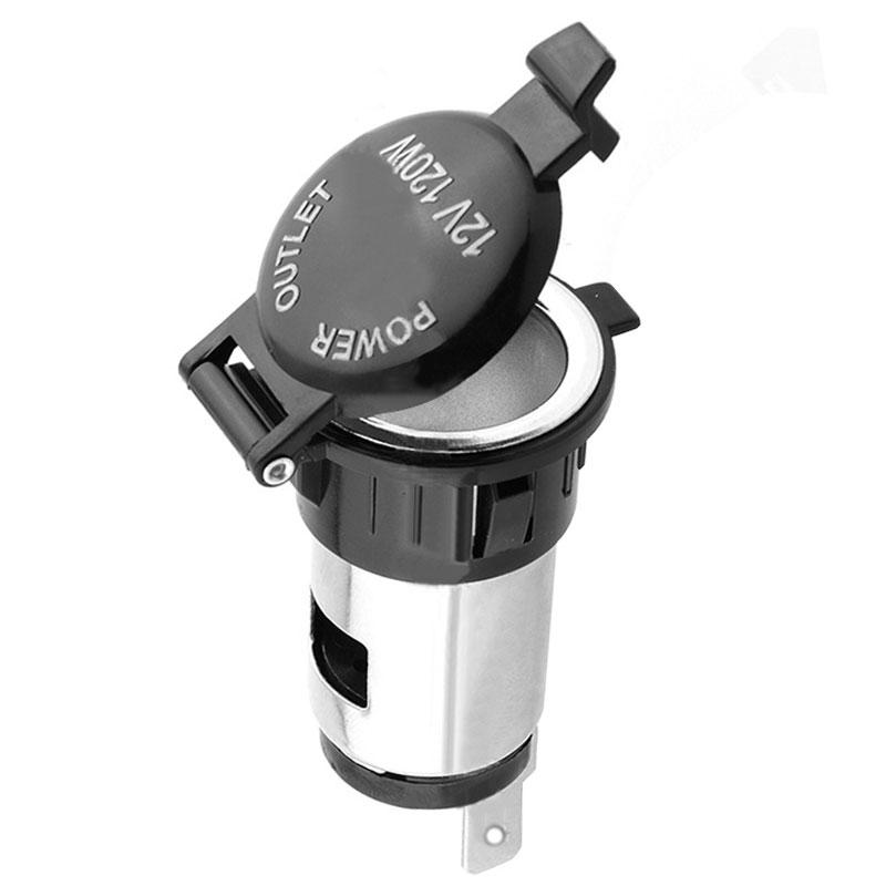 KEBIDU черный прикуриватель 12 В 120 Вт мотоцикл автомобиль лодка трактор аксессуар водонепроницаемый штепсельная розетка автомобильный стиль