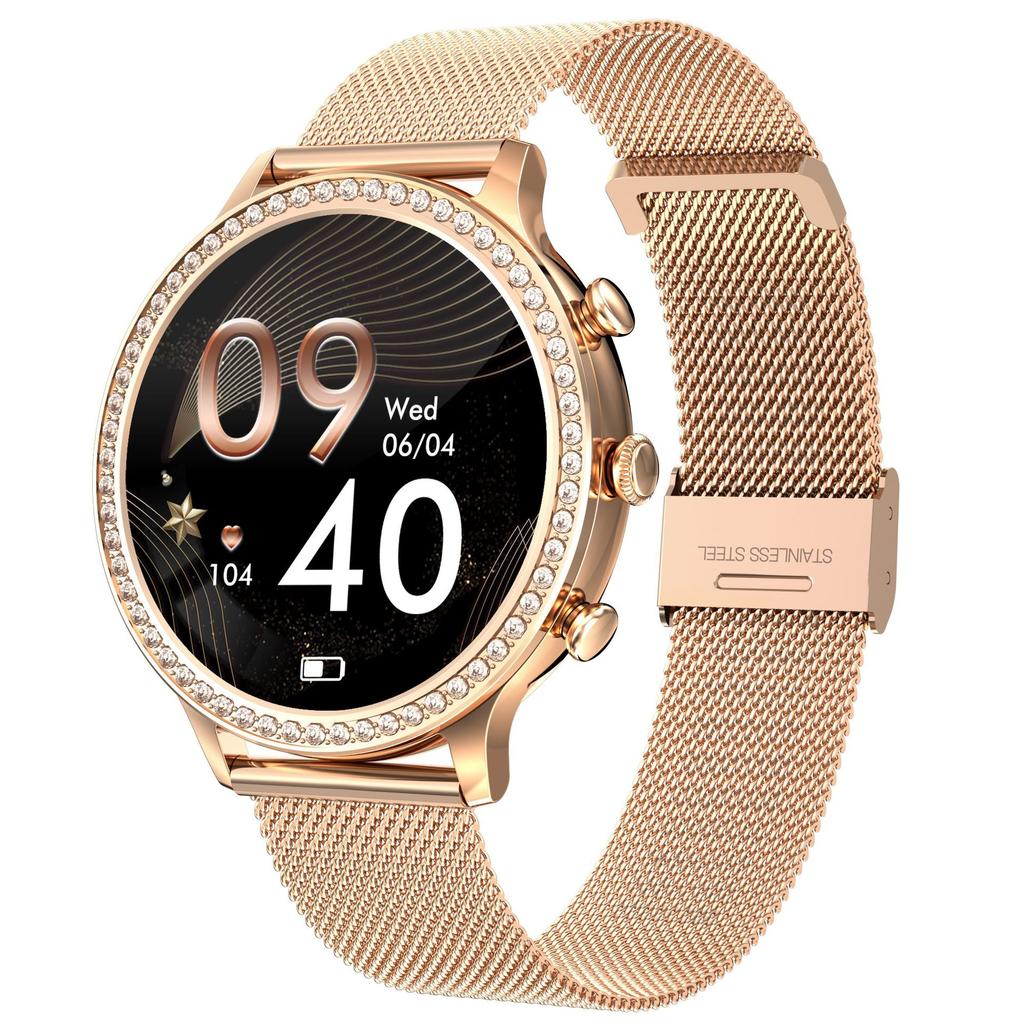 Smart Watch Women Bluetooth Call Blood Pressure DIY Custom Sport Fitness Waterproof Watches