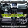 Dashboard Cover Protective Pad for Mitsubishi L200 Triton LC MV 2024 2025 2026 Car Dash Board Sunshade Anti-UV Carpet