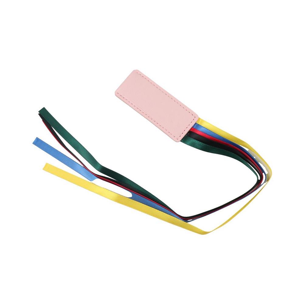 Reading Bookmark Bookmark With Ribbons Pagination Mark Multi-color Book Reading Sorter Handcrated PU Leather Book Paginator