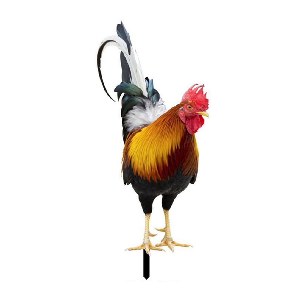 Куриные украшения Садовые статуи Садовое искусство Для улицы