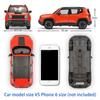 Масштаб 1/24 Welly Jeep Renegade Trailhawk, модель автомобиля из сплава, литье под давлением, металлические игрушечные транспортные средства, модель автомобиля, коллекция высокой имитации, детские подарки
