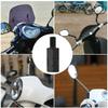 Ketunedi Motorcycle Mirror Adapter, Mirror Height Extender Screw For Stable Mounting | Precision Motorcycle Conversion Accessories Rear Viewer