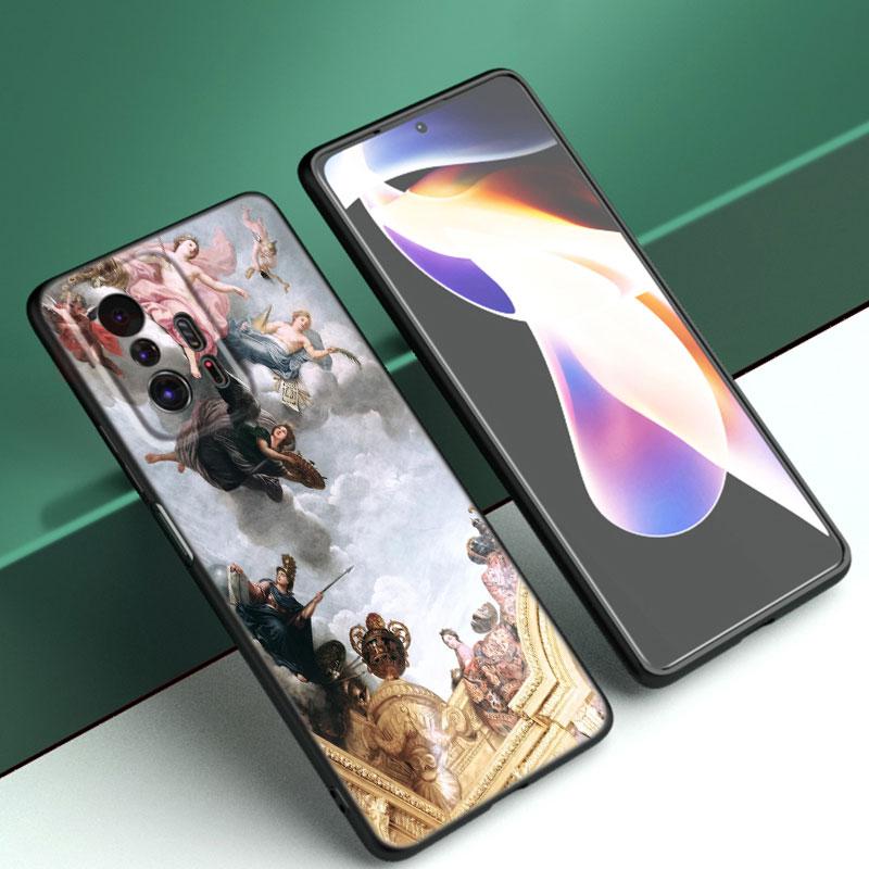 Чехол для телефона Michelangelo Adam Fresco Art для Xiaomi Mi A2 8 9 SE Note 10 10T 11 12 Lite 9T 11T 12S 12T Pro A3 6X 12X, черный чехол