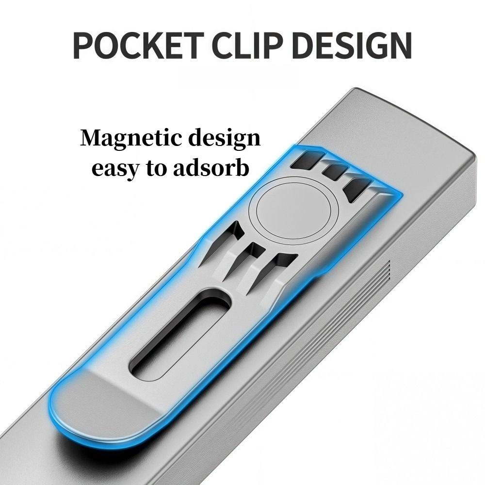 Magnetic Pocket Work Light Super Bright Flashlight LED Torch Light  Outdoor Camping Work Lighting