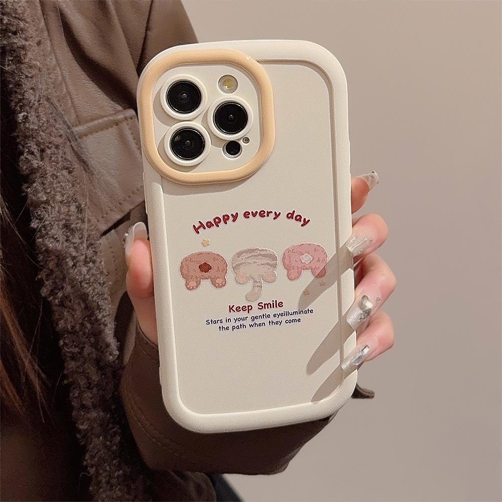 Милый котик с попой Чехол для мобильного телефона Apple 16 iPhone 15 Силиконовый 11 Подходит для 14promax Плюшевый шнурок 12