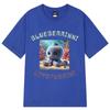 Забавная классическая футболка BLUEBERRINNI OCTOPUSSINI Летняя с коротким рукавом Модная Хип-хоп Мужская Женская Хлопковая Оверсайз Повседневная Футболка