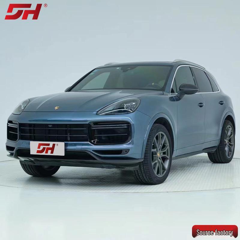 Премиальный передний сплиттер из сухого карбона для Porsche Cayenne '18-'23 Turbo GT, Легкая установка