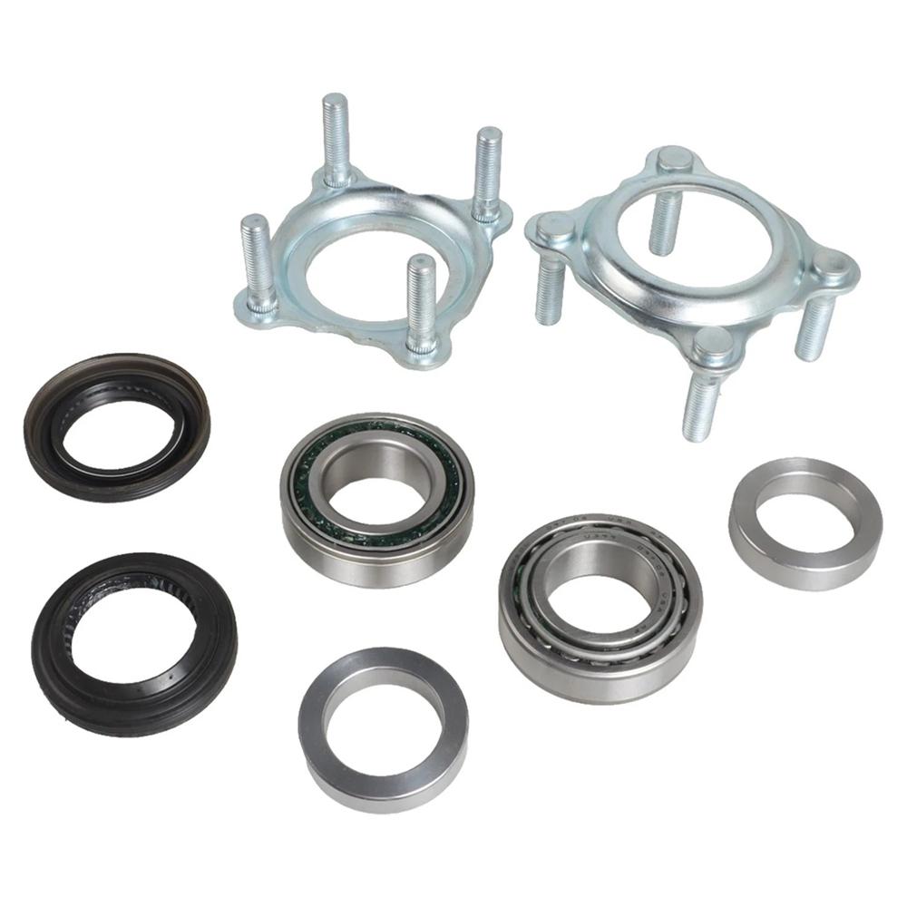 2 Set Rear Axle Bearing Seal & Retainer Kit For 2007-2018 Jeep JK Wrangler L & R