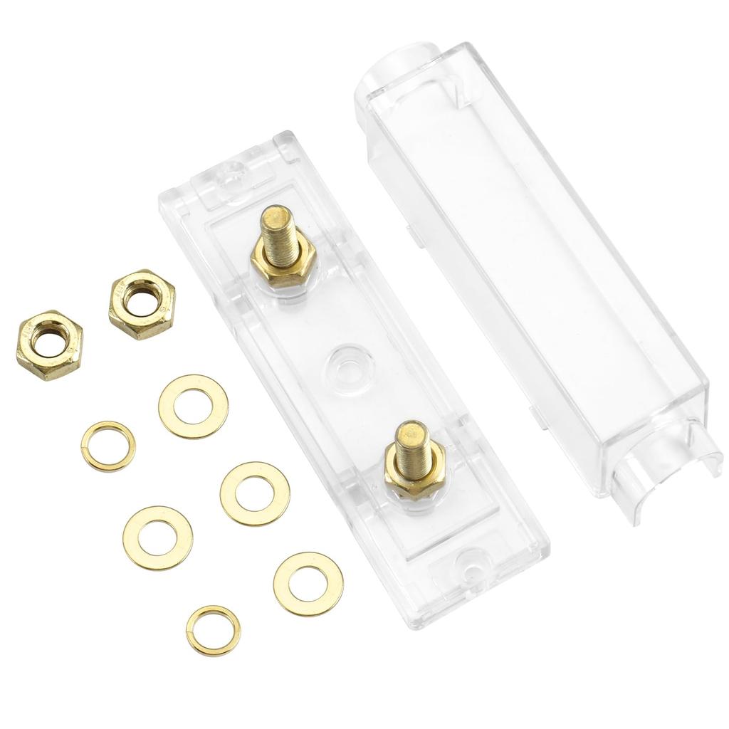 Heschen Автомобильный предохранитель ANL-40A, Золотой, 1 шт., Держатель предохранителя с предохранителем, Автомобильные, Мотоциклетные, Аудио, Сабвуфер