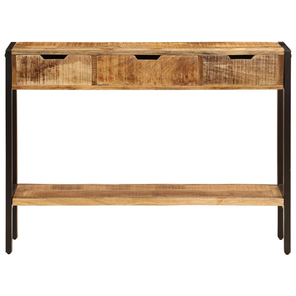 Vidaxl Szafka Z 3 Szufladami, 110X35X75 Cm, Lite Drewno Mango