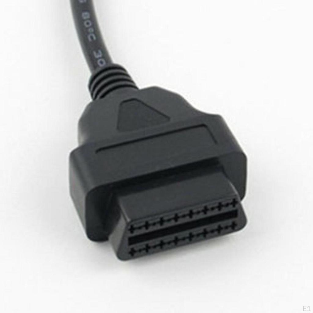 16-контактный диагностический адаптер OBD2, кабель для подключения 12-24 В