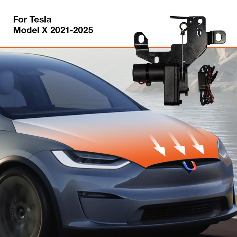 Для Tesla Model 3 Y S X Highland 2025 Электропривод закрытия переднего багажника (Frunk) Электропривод мягкого закрытия Автоматический замок