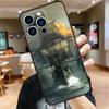 Sailing Pirate Ship Boat Case For iPhone 16 15 11 12 13 14 Pro Max XS XR X 7 8 Plus 12 13 Mini Soft Cover