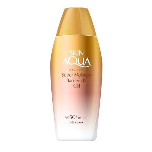 Skin Aqua Гель УФ-защитный Super Moisture Barrier 100 г (с гиалуроновой кислотой плотно прилегающая защита SPF50+PA++++ высокая водостойкость водостойкий)
