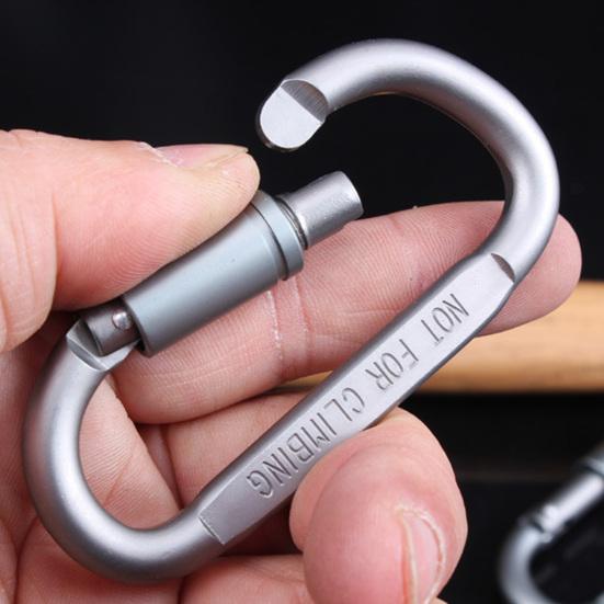 Карабин, высококачественный износостойкий многофункциональный крючок с пряжкой из алюминиевого сплава и защелкой