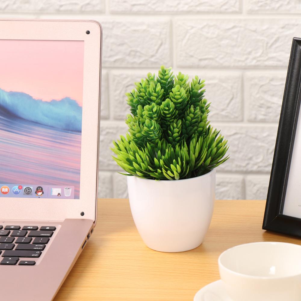 Свадебный настольный орнамент рождественский пластиковый завод поддельный горшечный имитация бонсай искусственный цветок