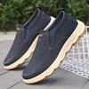 Men's Shoes 2025 Spring and Autumn New Breathable Casual Single Shoe Fashionable Anti Slip Soft Sole Canvas Sports Shoes