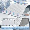 For Opel Astra Frontera Rocks-e Vivaro Mokka Combo Corsa Grandland Karl Car Front Windshield Anti-Snow Shield Sunshade Cover