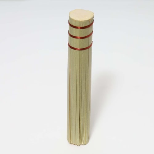 PEARL METAL Bamboo Brush, Small, for Woks and Iron Frying Pans, Delish C-1647