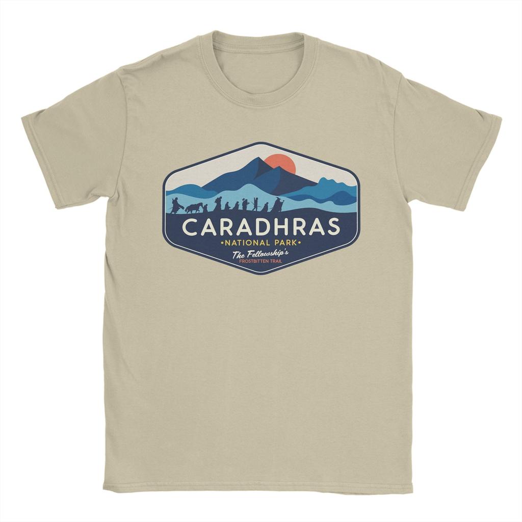 Unisex Caradhars National Park The Fellowships Frostbitten Trail T Shirt LLords Of The RRings 100 Cotton Tees Printed TShirt