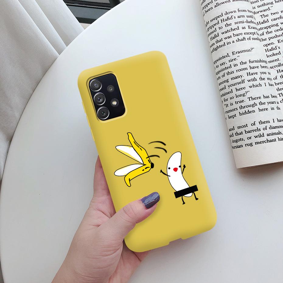 For Samsung A52 Case Silicon Soft Cute Back Cover Bumper Funda For Samsung Galaxy A52 5G GalaxyA52 A 52 2021 SM-A526B Case Coque