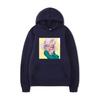 Wish Autumn And Winter Women'S Clothing Day Wind Illustration Cartoon Print Casual Hooded Sweater