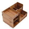 Wooden Desk Organize Shelf Multi Layer Space Saving Tabletop Storage Box for Home Office School