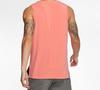 Nike Dri Fit Tank Tops Men's Ash Red Crew Neck Moderate Racerback BV4037-814