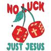 Футболка оверсайз черная Не удача, а только Иисус Вишня кости Принт креста Графическая футболка Повседневная уличная мода Женский топ Летний наряд