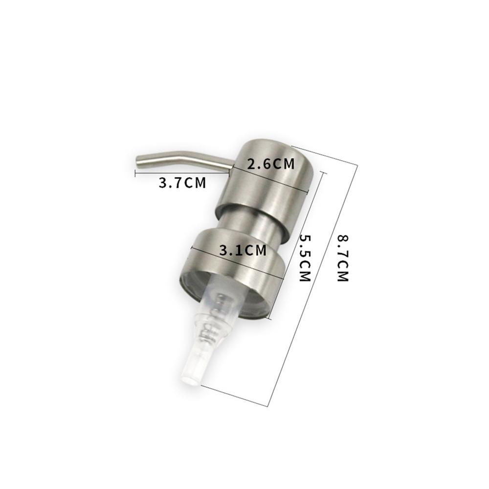 1PC Curved Shoulder Straight Stainless Steel Soap Dispenser 304 Hand Sanitizer Bottle for Home Hotel 500ml / 700ml