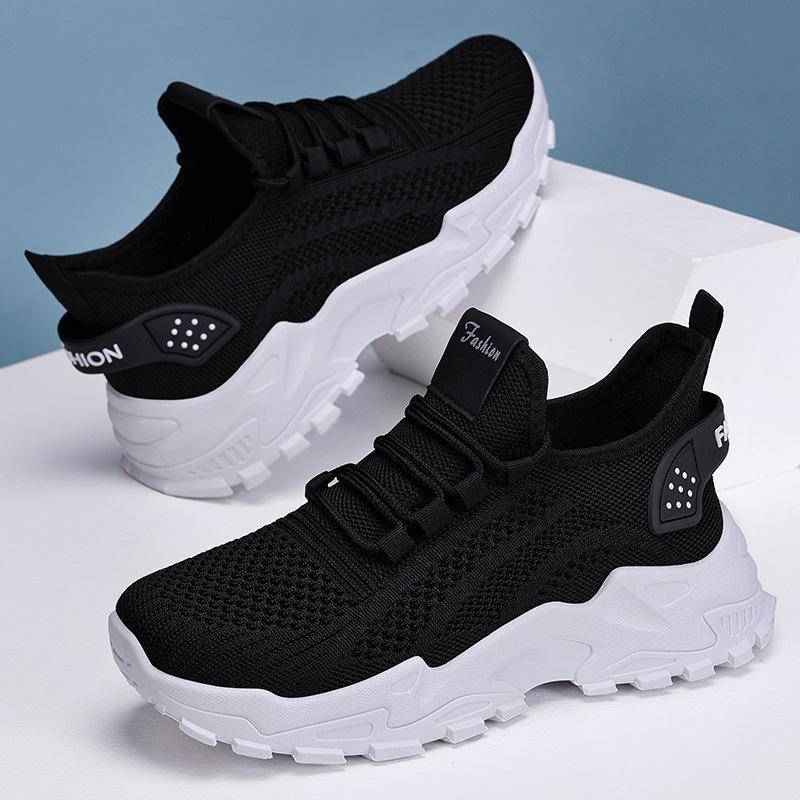 Обувь для детей, женская обувь, сетчатая дышащая обувь на толстой подошве, спортивная обувь корейского образца
