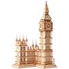 Robotime Big Ben 3D Wooden Craft Educational for and Perfect As a New Birthday or Christmas Gift for Preschoolers and New Years TG507 Puzzle, Puzzle,