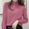 Осень-зима Чистая шерсть свитер женский полувысокий ворот пуловер повседневный трикотажные топы модные теплые женские свитера больших размеров
