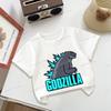 Godzillas Tshirt Round Neck Short Sleeve Sportwear Fashion Summer Boys Girls Clothes Birthday Tops Hip Hop Outdoor Wear Gifts