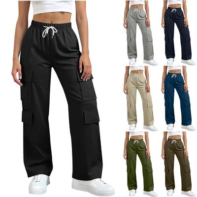 Женские вельветовые брюки, повседневные женские однотонные вельветовые свободные прямые брюки