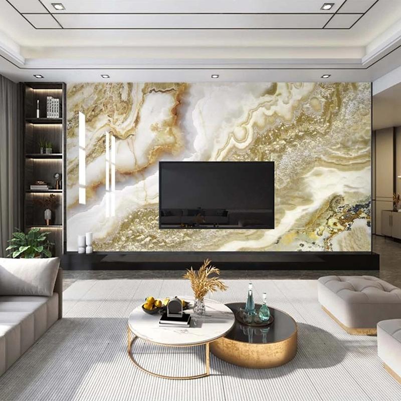 Photo Wallpaper Modern Abstract Marble 3d Wall Mural Living Room Tv Sofa Bedroom Luxury Mural Home Decor
